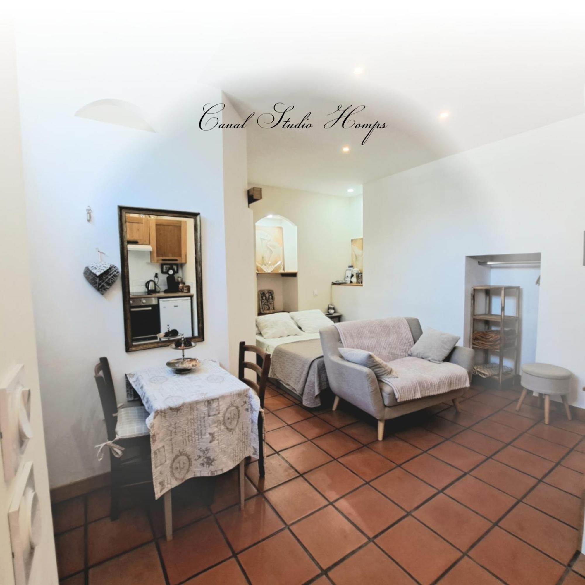 La Maison Du Canal - Canal Studio Homps  Chambre photo